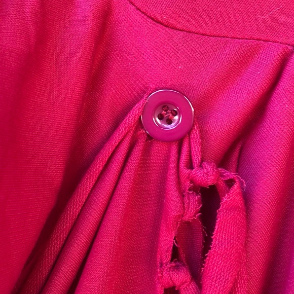 Wrap-Fringed Cardigan - Picture 3 of 4